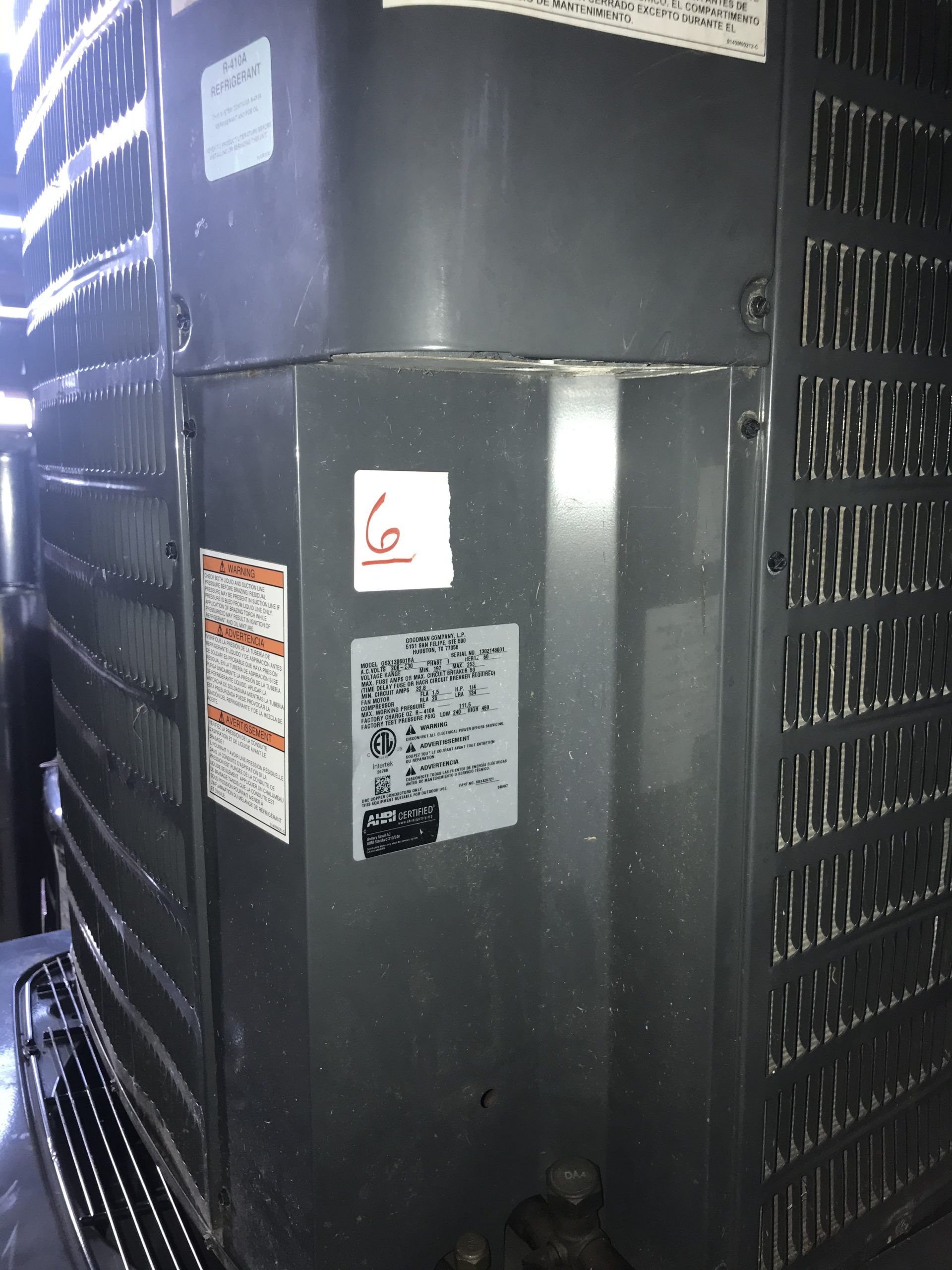 GSX130601BA - 5 TON, 13 SEER (LIKE NEW) 2 AC Condenser - Washington, DC