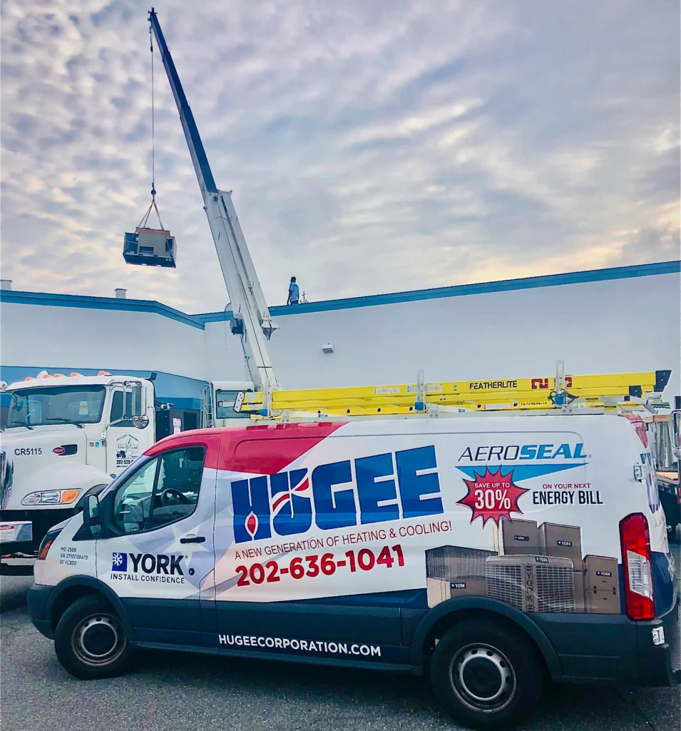 Hugee Truck with crane at FBCG